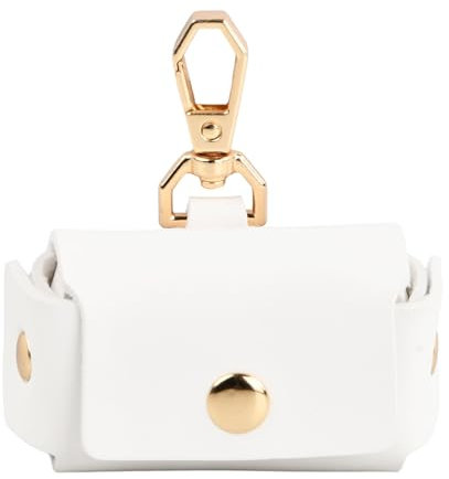 Amexo Ringträgerkissen Für Hundehalsband Ringträger Für Haustiere PU-Leder Ringhalter Weiße Aufbewahrungsbox Für Eheringe Paarring-Aufbewahrungsbox Für Heiratsantrag Verlobung Hochzeit