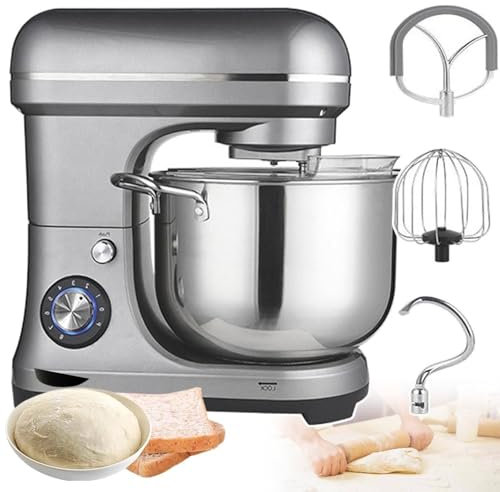 ZHIXUMM Batteur sur Socle, Batteur Alimentaire Commercial 2000 W, Batteur à PâTe éLectrique à 8 Vitesses, pour La Cuisson De GâTeaux, D'œUfs, De CrèMe