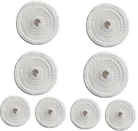 SECFOU 8pcs Meat Netting Roll Elastic Cotton Tying Sock BBQ Pork String Butchers Netting for Trussing