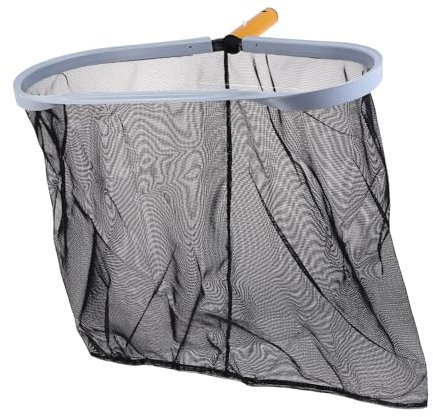 PAMINGONO 1stück Titel Teichreinigung Netz Tragbares Kescherwerkzeug Für Schwimmbecken Und Teiche Aluminiumrahmen Zur Effektiven Und Fischentfernung Schwarz