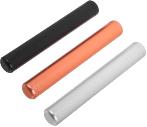 Uonlytech 3 Pezzi Contenitori Sicurezza in Alluminio Resistente Salvadanai Nascosti Impermeabili Scatole Salvasoldi Compatte per Viaggi Tasche e Ufficio