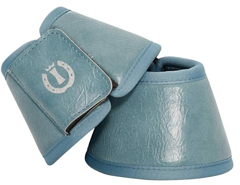 Imperial Riding IRH Rebel Hufglocken, Glänzende Bellboots im Rebel-Design mit stoßabsorbierendem Schutz, Stylischer Look für Training und Turnier, PU-Material für Haltbarkeit, Mondstein, Shetty