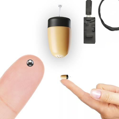 Pinganillosocultos Oreillette Bluetooth cachée V8 + oreillette espion invisible sans fil (Super Mini + Super Nano)