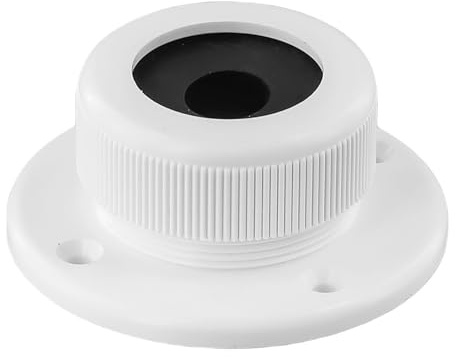 NiuLumea Boots-Kabeldurchführung, für Marine, wasserdichte Kabelverschraubung mit Gewinde-Design, ABS-Konstruktion, Tülle für Wasserbeständigkeit, 73 x 27 x 49 mm, Weiß
