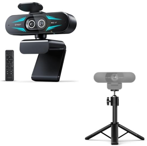 EMEET C60E Dual-Kamera-4K-Webcam für Streaming Stativ TD303