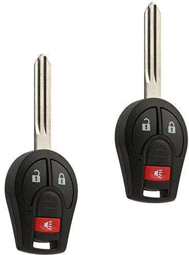 Key Fob Keyless Entry Remote fits Nissan Rogue Cube Juke Versa NV 2008 2009 2010 2011 2012 2013 2014 (CWTWB1U751), Set of 2