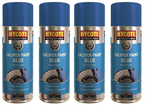 Hycote XUK992 Blue Caliper High Gloss Spray Paint 400ml X 4