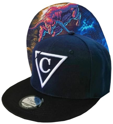Capiche [99+ VARIATIONEN] Snapback Cap Herren Kappe Baseball Mütze Kunst Unisex Schirm Männer One Size Tattoo Damen