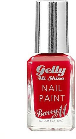 Barry M Cosmetics Gelly Hi Shine Gel-Nagellack, Shade Red, Hot Chili