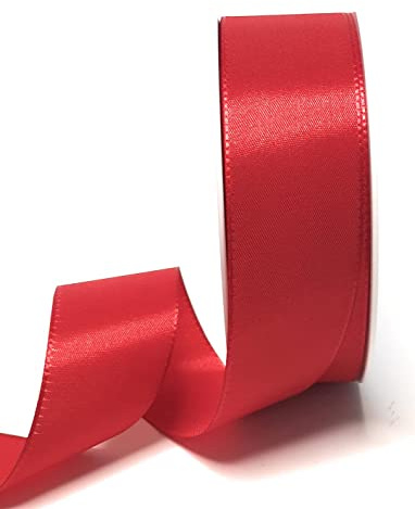 s.dekoda Taftband 50m x 40mm Rot Schleifenband Dekoband Taft Geschenkband