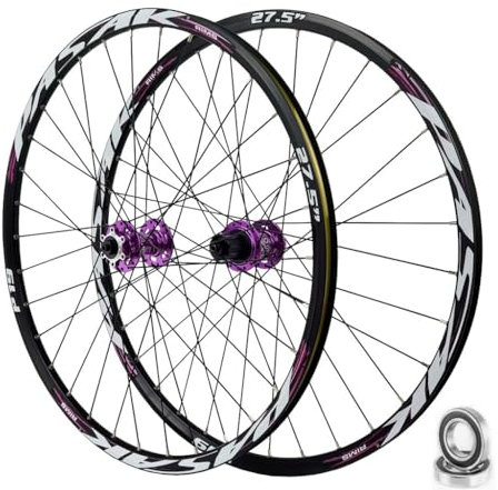 DYSY MTB Fahrrad Laufradsatz 24/26/27,5/29 Zoll, Hybrid Vorder Und Hinternabe Aus Aluminiumlegierung Abgedichtete HG Lager Scheibenbremse 32H Mountain Felge for 7–12 Gänge 2250g (Size : 24 inch)