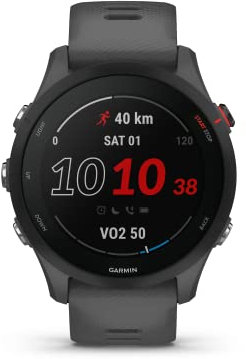 Garmin Forerunner 255, Reloj Inteligente para Correr con GPS, Pay, Autonomía de hasta 14 Días, Gris Pizarra (Reacondicionado)