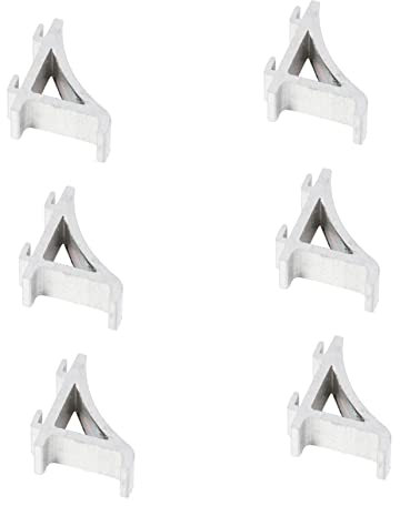 iplusmile 8 Stück Gefrierfach Regalklammern Aus Aluminium Stützhaken Für Kühlschrankregal Größe 6 Gebogenes Fischschwanz-design Für Haushaltskühlschränke