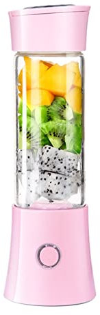 CRBUDY Exprimidor Mini exprimidor eléctrico para el hogar, licuadora, Taza de Jugo Multifuncional, Taza para Mezclar Frutas pequeñas, máquina para Hacer Jugo de 480 ml (Color: A) (A)