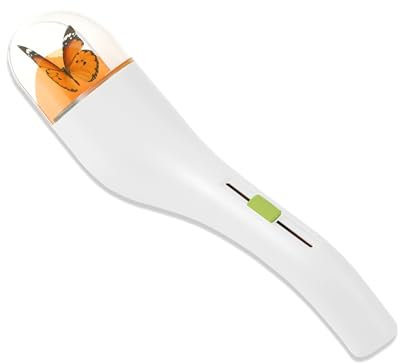 BASVII Attrape Insecte - Attrape Araignée pour Maison et Jardin, Facile à Attraper et Observer Insectes, Respirant et Efficace, Bug Catcher Convient aux Papillons, Insectes, Araignée (1, Blanc)