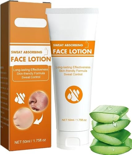 Antitranspirant Gesichts, Anti Sweat for Face, Anti-Schweiß gegen starkes Schwitzen im gesicht, Stirn und Kopfhaut und fettige Gesichtskontrolle, anti schwitzen gesicht für Männer und Frauen (1PC)