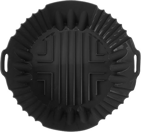 COLLBATH Silikon Einsatz Für Heißluftfritteuse Silikonpads Für Heißluftfritteuse Silikonauskleidung Silikonmatte Leicht Zu Reinchen Pflegen