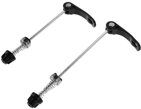 KICHOUSE 2stücke Fahrradachsen-schnellspanner Vorne Und Hinten Naben-spieße Federn Für Schnellspanner Muttern Für Fahrrad-schnellspannhebel Zubehör Für Mountainbike-räder Radsicherung Mit h