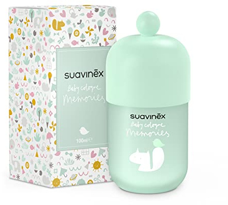 Suavinex, Baby Cologne Memories, Eau de Cologne Bébé, Cologne Enfant avec Faible Teneur en Alcool, 100 ml