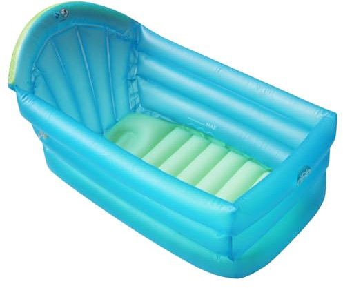 Piscina gonfiabile, piscina gonfiabile per bambini in PVC a tenuta stagna, con isolamento e schienale, pieghevole per bambini, neonati, giardino per, cortile, p