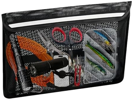 Ocastuted Borsa Per Deposito Barca | Borsa Adesiva Autoadesiva Per Giubbotti Salvagente - Accessorio per Barca Senza Foratura adatto a Torcia, Attrezzatura da Pesca, Guanti, Giubbotto di Salvataggio e