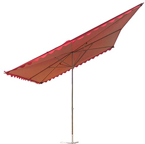 Sunshade Outdoor Umbrella, Folding Oblique Parasol, Large Square Sun Umbrella For Shop Commercial Patio Market Pool, Inclined Umbrella, Red, Blue, Green, 2m X 2.5m, 2m X 1.5m