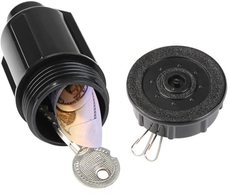 Conteneur de cachette secret – Tête d'arrosage secrète en ABS avec grande capacité – Stockage d'argent caché flexible de 11,5 cm | Fournitures de cachette à accès facile pour objets de valeur, cartes,