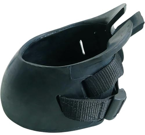Keuyeo 1 Paar Hufschuhe Für Pferde, Dicke Hufschutz-Gummischuhe Für Wundversorgung, Hufrehe, Pferdeausrüstung, Größe L