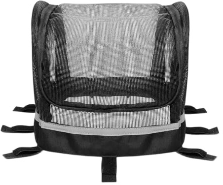Cesta de bici para perro Portacachorros De Manillar Con Ventana | Cesta Canina De Manillar Bicicleta Para Senderismo Diario, Ocio, Trayectos Urbanos, Aire Libre, Viaje En Carretera Y Camping