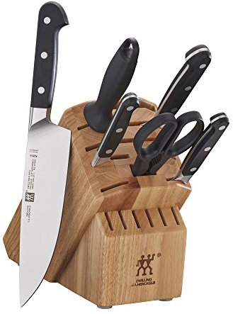 ZWILLING Pro - Juego de cuchillos (7 unidades), color natural