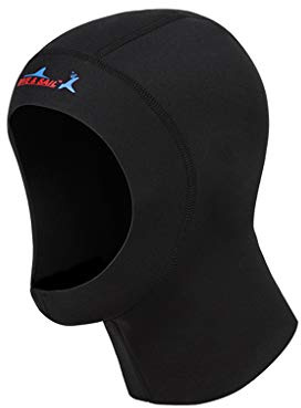 Antcher Neoprene Muta da Immersione Cappuccio 1MM per Uomini Donne Acqua Immersione Cappello, X