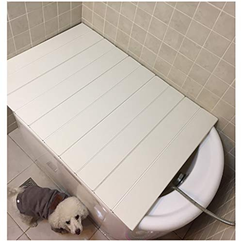 YSYP Vasca da Bagno di Copertura in PVC, PVC Ecologico di plastica Antipolvere Dust Pieghevole Consiglio, Copertura di Isolamento Vasca da Bagno Bathtub Tray (Size : 164×80×0.6cm)