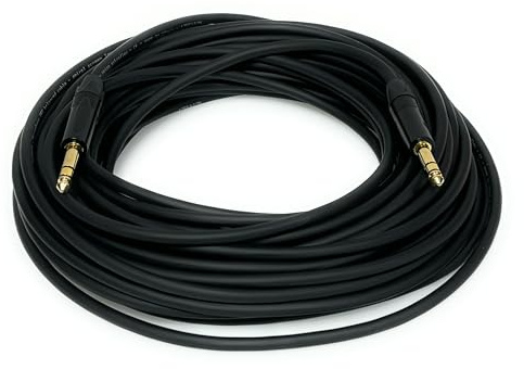 DG Systems - Cavo Jack stereo 6.3mm TRS - Made in Italy (10 mt)