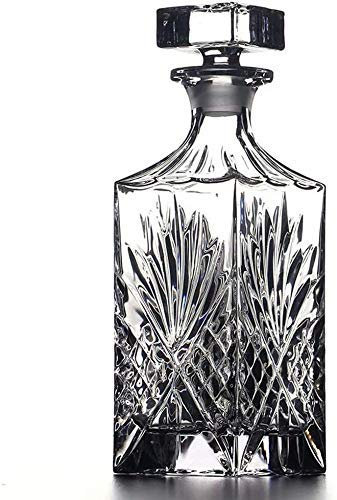 Conjunto de decantores Wine Decanter Crystal Wine Crystal Glass Decanter Botella de bodega Botella de vino Jarra de vino con tapa Vino Decantador Vino Copa de vino Gabinete de vino Decoración de la de