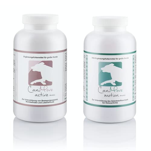 CaniMove Arthrose (Osteoarthritis) - Bundle: je 100 Tabletten Motion Maxi Plus Active Maxi