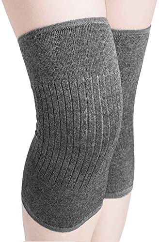 Kaschmir Elastische Kniebandage Therapie Kniewärmer Knie Arthritis Gelenkschmerzlinderung Wärme Knieschoner Knieschützer Thermo Knieorthesen Warme Kaltes Knie Kniemanschette für Damen und Herren