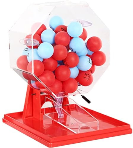 GEJLELDS Bingo Lotterie Maschine Erwachsene Trinkspiel Anwendbar Bar Ktv Familie Outdoor Party Lotterie Maschine,B