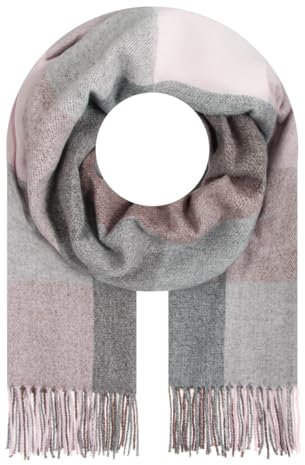 Majea Damenschal Winterschal Strickschal Damen Schal (880040) (beere 3)