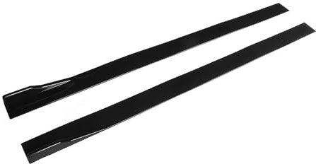 Seitenschweller 2m Auto Seitenschweller Für VW Für VW Für Polo Für Golf Mk5 Mk6 Mk7 Für Jetta Für Passat Splitter Winglet Seitenflügel Stoßstangenlippe Seitenrock(Schwarz)