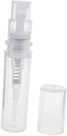 Baluue Botella De Spray Pequeña Recargable 50 Piezas 2 Ml Plástico Transparente Portátil Para Perfume Maquillaje Viajes Uso Exterior