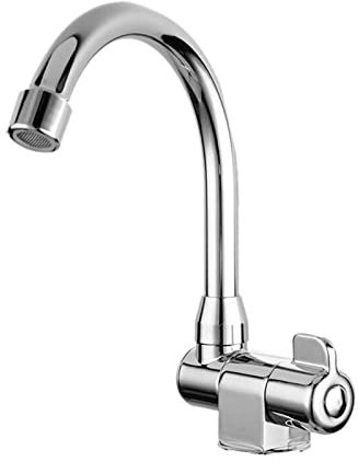 ZKLGS Caravan Boat 360-Grad-Rotations-Kupfer-Waschtisch-Wasserhahn, klappbar, Kaltwasserhahn, Küche, Badezimmer for Wohnmobil, Marine, Boot, Deck, Hatc für Wohnwagen, Wohnmobil, Boot, Wohnmobil