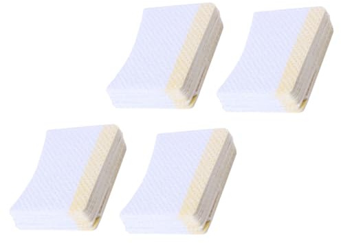 Homoyoyo Bogenförmige Wimpern Entfernungspads Kosmetik Reinigungspads 160 Stück Make up Wimpernpads Tragbar Für Augenpflege Und Wimpernzubehör