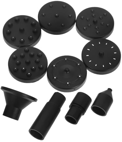 Sprühdüsen für Solarwasserpumpen 3 Satz Abs Schwarz, Robust | Springbrunnen für Außen mit Solar, für Aquarium und Kleine Teiche, Einfache Montage