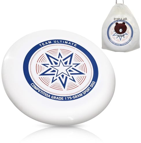 175g Frisbee competitivo, frisbee definitivo, Frisbee da Ultimate， frisbee da professionale, sport divertenti all'aria aperta,giocatori occasionali e professionisti (borsa di stoccaggio)【Sezione C】