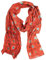 Allgäu Rebell Trachtentuch Trachteneleganz mit Edelweiß, Brezen, Hirsch 174cm x 52cm