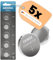 ABSINA CR1632 3V Lithium Knopfzelle 5er Pack - Batterien CR 1632 auslaufsicher & Lange Haltbarkeit - 1632 Knopfzelle für Autoschlüssel, Uhr UVM - Batterie 1632 Knopfzelle, Batterie CR 1632
