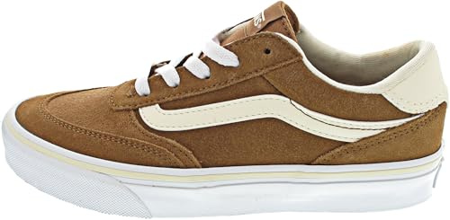 Vans Women's Brooklyn LS Shoe | Low-Top Sneakers for Everyday Wear, Walking, Work & Fashion, Suede Chipmunk, 9