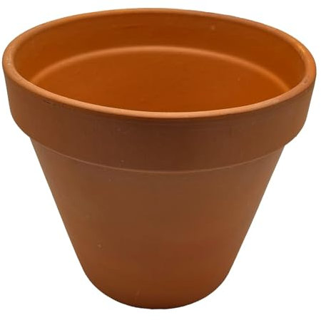 Vaso in Terracotta 43x36 cm – Vaso Artigianale per Piante e Fiori – Ideale per Balconi, Finestre, Giardini – Fatto a Mano in Italia – Stile Rustico