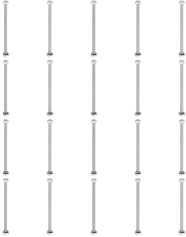 QUARKZMAN M4 X 80mm 304 Edelstahl Sechskantschrauben Muttern Unterlegscheiben Und Federringe Sortimentsset Vollgewinde Hochglanz Für Haushalt Elektronik 20 Sets