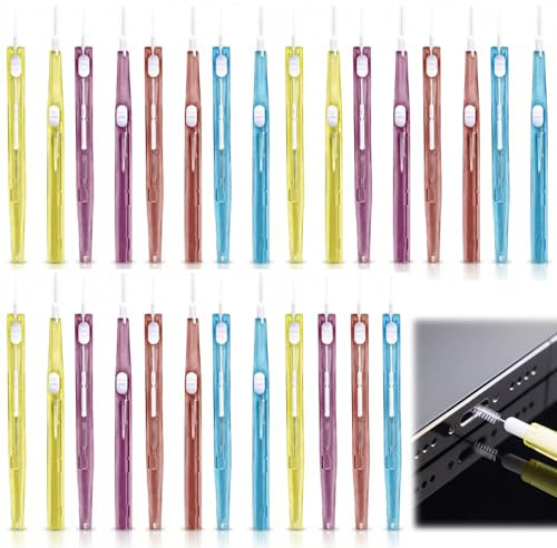 Katyjun 28 Stück USB-C-Reinigungsset, Professionelles Reinigungswerkzeug für Ladebuchse, Lautsprecher & Mikrofon, Mini-Bürstenreiniger für Smartphones, Laptops & Tastaturen